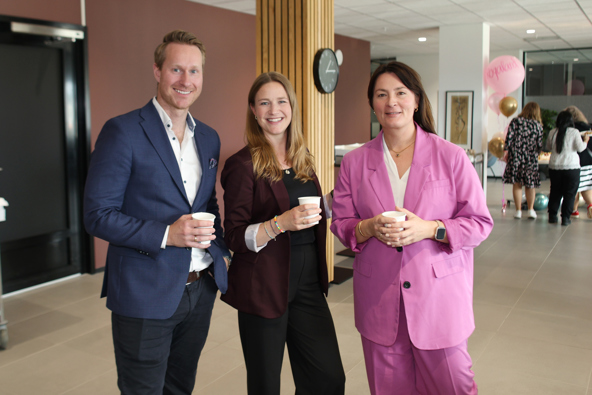 Prosjektleder for EPJ i Digi Rogaland Oda Langfeldt-Omre, Kristine Skjøthaug, leder for anskaffelsen sammen med Morten Moe Gjendemsjø, administrerende direktør i Aidn AS.
