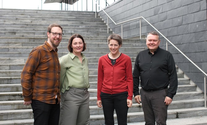 Arve Rohde, Kristine Skjøthaug, Christine Sandvold og Rune Hauge