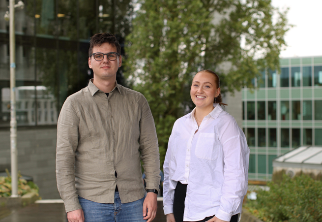 Stefan Jecik og Kristiane Røv