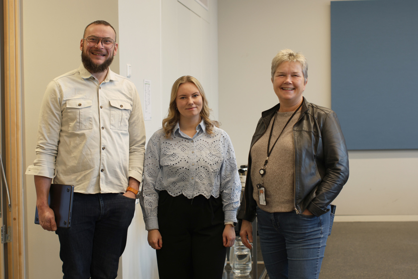 Thor Fredrik Eie, Emilie Jensen og Kristin Barvik
